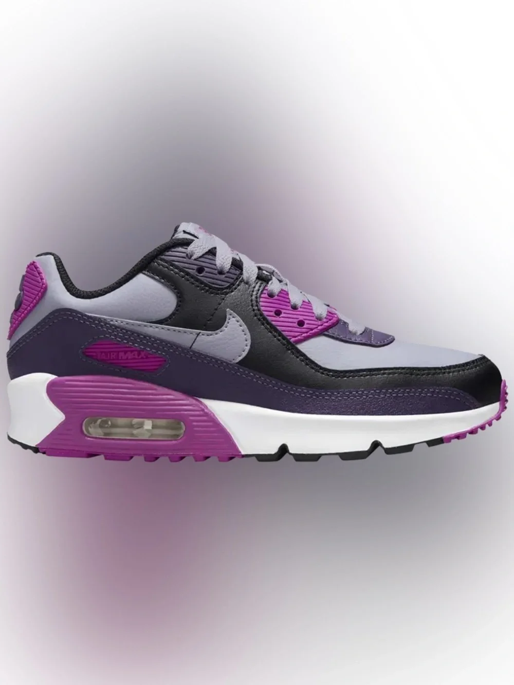 💜👟 Nike Air Max 90 GS “Dark Raisin” Youth Sneakers Size 2Y Big Girls 👟💜